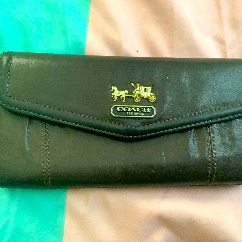 Brown leather wallet